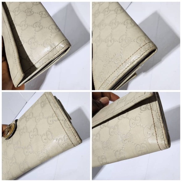 Authentic GUCCI Supreme GG Wallet Cream - Picture 9 of 15